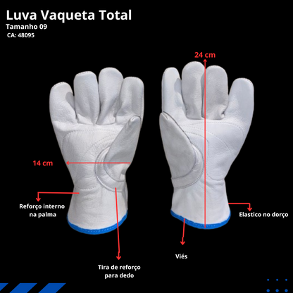 Luva Vaqueta Total - PAR